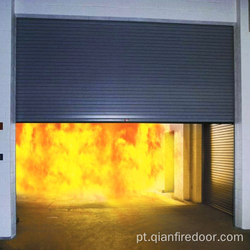 porta de obturador de rolo de aço classificado contra fogo personalizada profissão